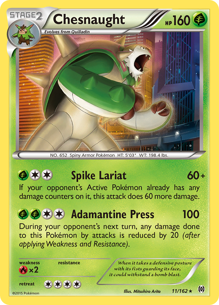 Chesnaught (11/162) [XY: BREAKthrough] | Exor Games Dartmouth