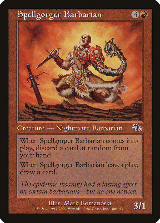 Spellgorger Barbarian [Judgment] | Exor Games Dartmouth