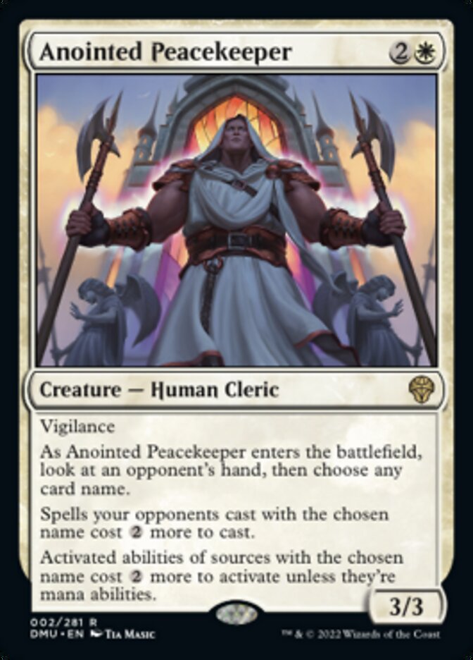 Anointed Peacekeeper [Dominaria United] | Exor Games Dartmouth