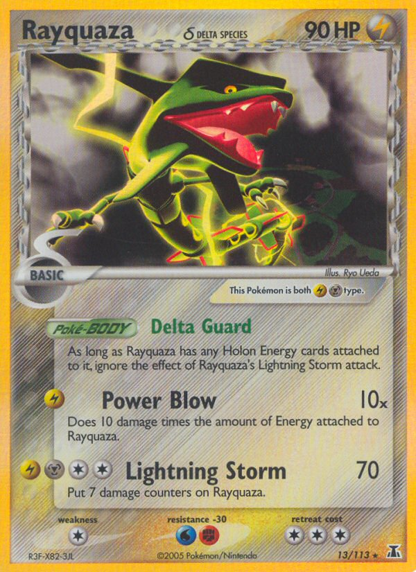 Rayquaza (13/113) (Delta Species) [EX: Delta Species] | Exor Games Dartmouth