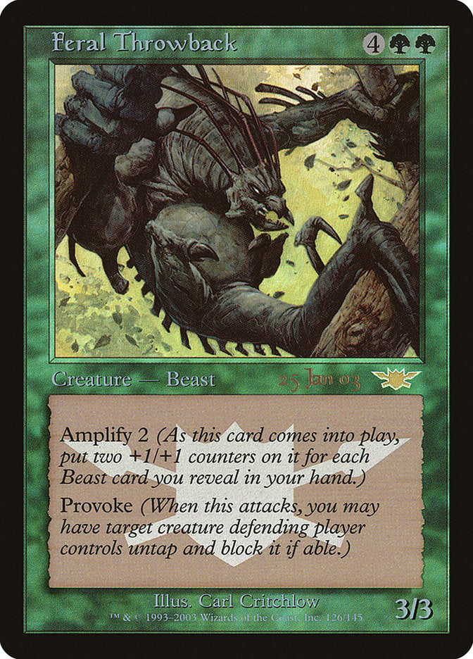 Feral Throwback [Legions Promos] | Exor Games Dartmouth