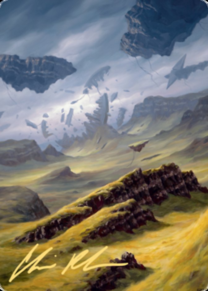 Plains 3 Art Card (Gold-Stamped Signature) [Zendikar Rising Art Series] | Exor Games Dartmouth