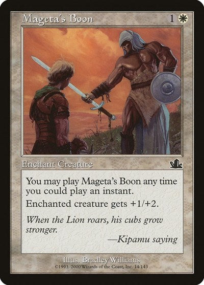 Mageta's Boon [Prophecy] | Exor Games Dartmouth