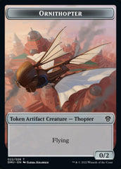 Soldier // Ornithopter Double-sided Token [Dominaria United Tokens] | Exor Games Dartmouth