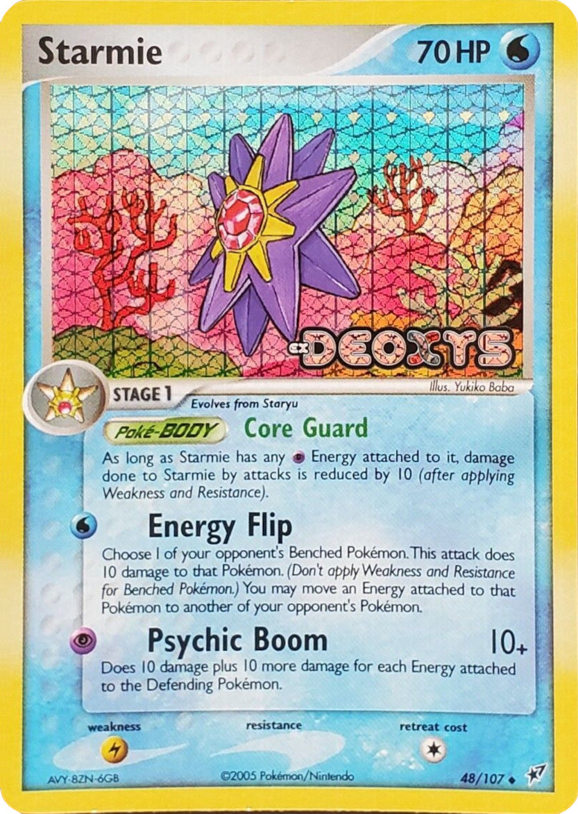 Starmie (48/107) (Stamped) [EX: Deoxys] | Exor Games Dartmouth