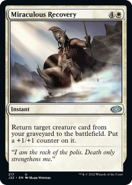 Miraculous Recovery [Jumpstart 2022] | Exor Games Dartmouth