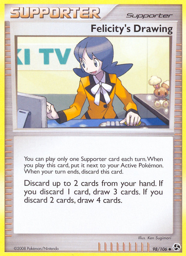 Felicity's Drawing (98/106) [Diamond & Pearl: Great Encounters] | Exor Games Dartmouth