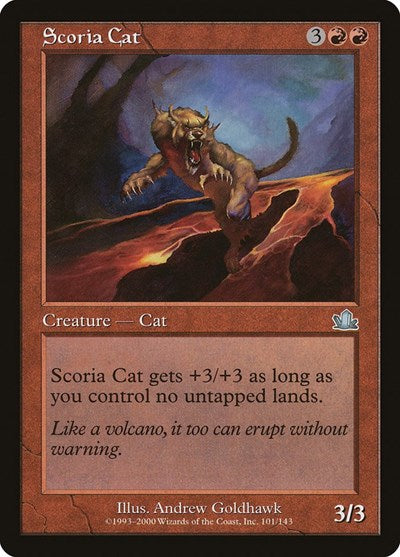 Scoria Cat [Prophecy] | Exor Games Dartmouth