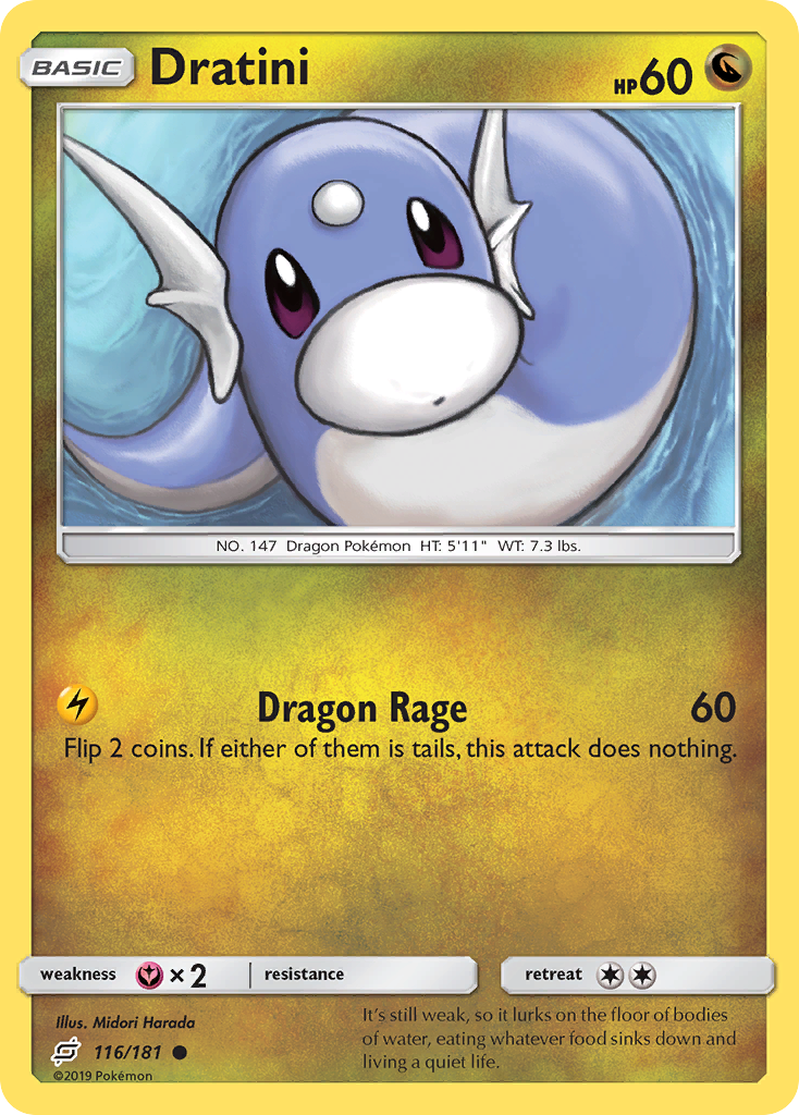 Dratini (116/181) [Sun & Moon: Team Up] | Exor Games Dartmouth