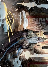 Narfi, Betrayer King Art Card (Gold-Stamped Signature) [Kaldheim: Art Series] | Exor Games Dartmouth