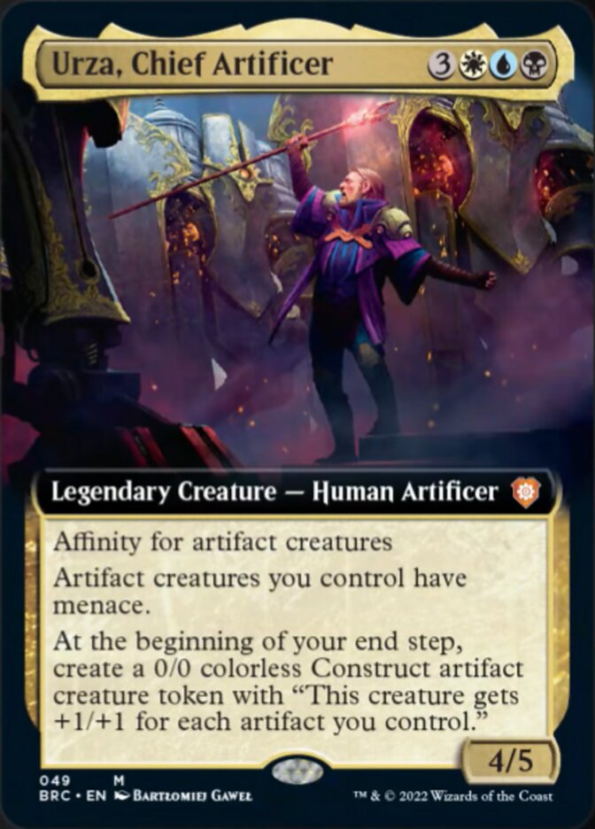 Urza, Chief Artificer (Extended Art) [The Brothers' War Commander] | Exor Games Dartmouth