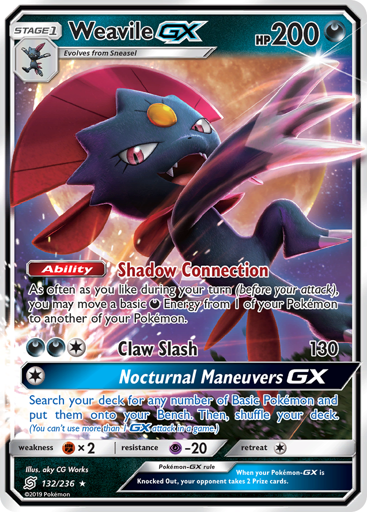 Weavile GX (132/236) [Sun & Moon: Unified Minds] | Exor Games Dartmouth