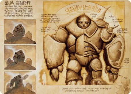 Precursor Golem Art Card [The Brothers' War Art Series] | Exor Games Dartmouth