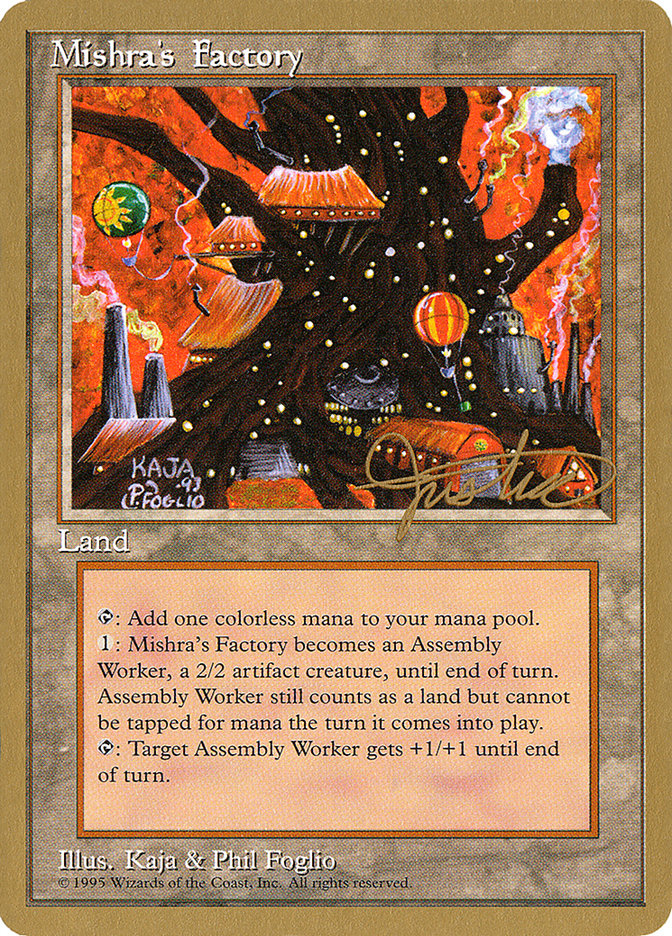 Mishra's Factory (Mark Justice) [Pro Tour Collector Set] | Exor Games Dartmouth