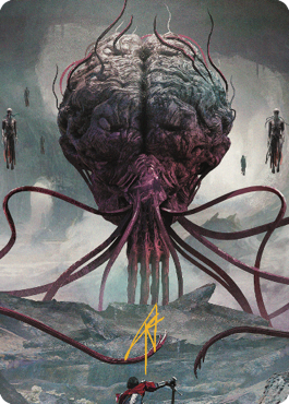Elder Brain Art Card (Gold-Stamped Signature) [Commander Legends: Battle for Baldur's Gate Art Series] | Exor Games Dartmouth