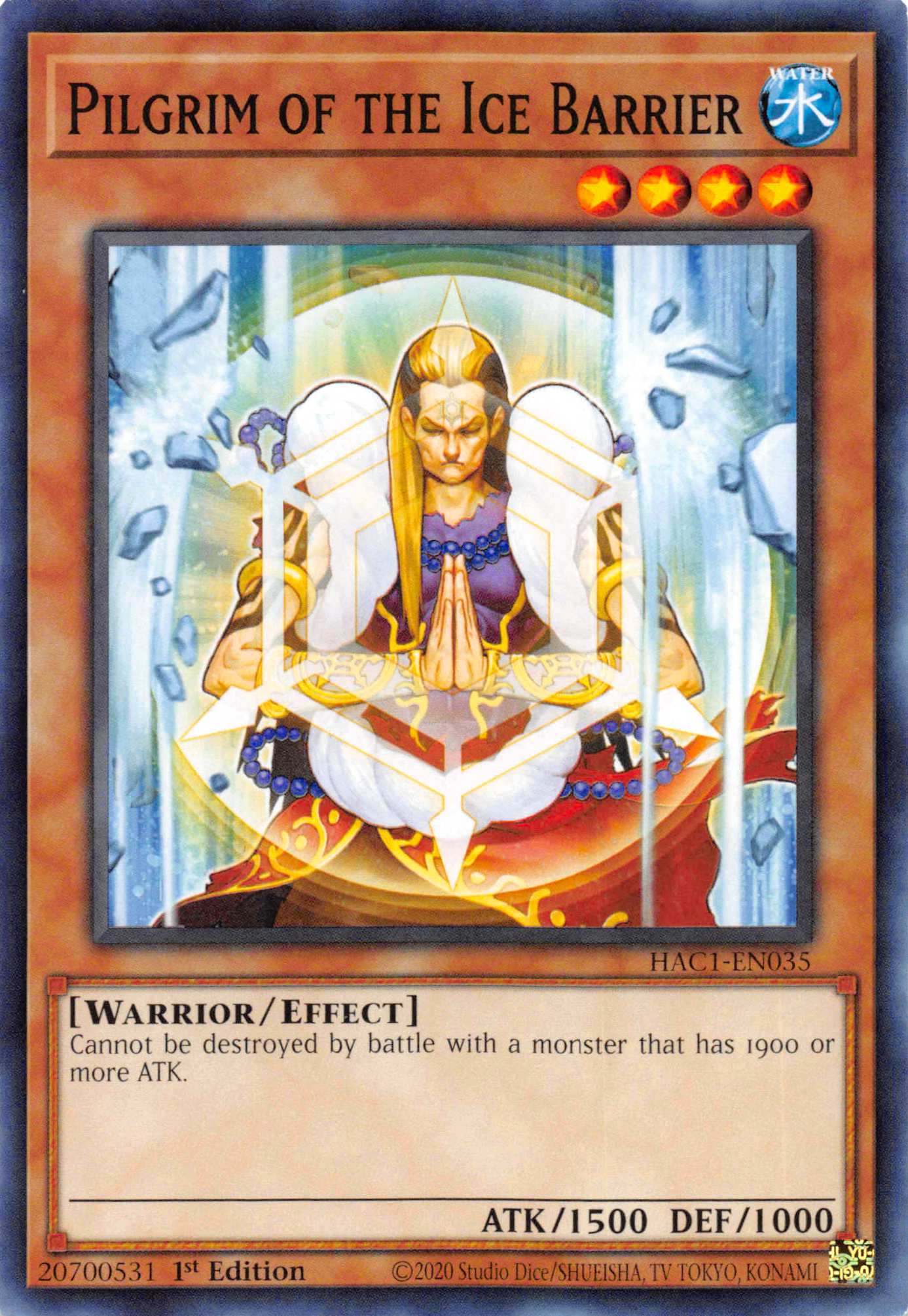 Pilgrim of the Ice Barrier [HAC1-EN035] Common | Exor Games Dartmouth