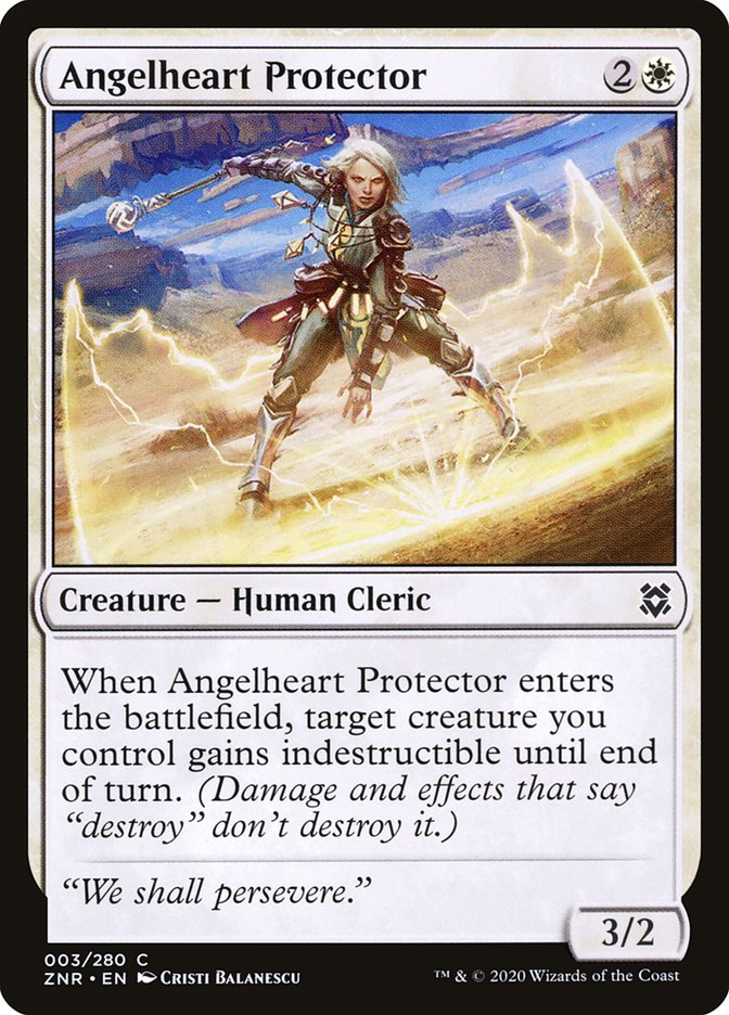 Angelheart Protector [Zendikar Rising] | Exor Games Dartmouth