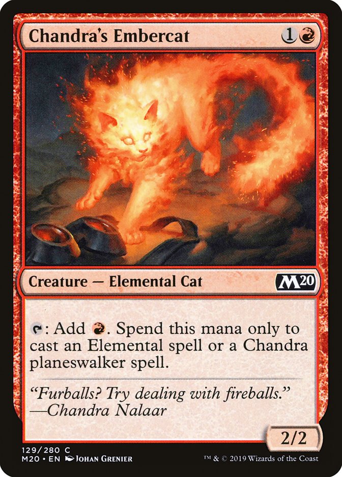 Chandra's Embercat [Core Set 2020] | Exor Games Dartmouth