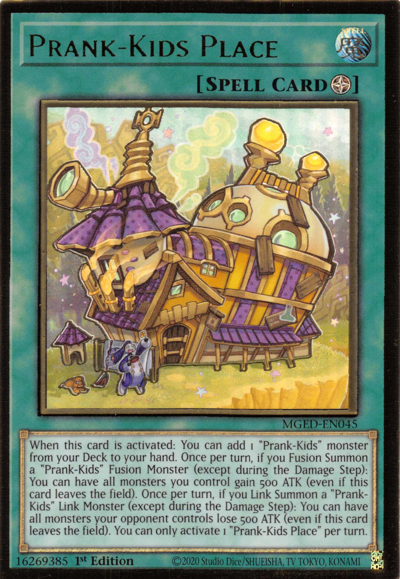 Prank-Kids Place [MGED-EN045] Gold Rare | Exor Games Dartmouth