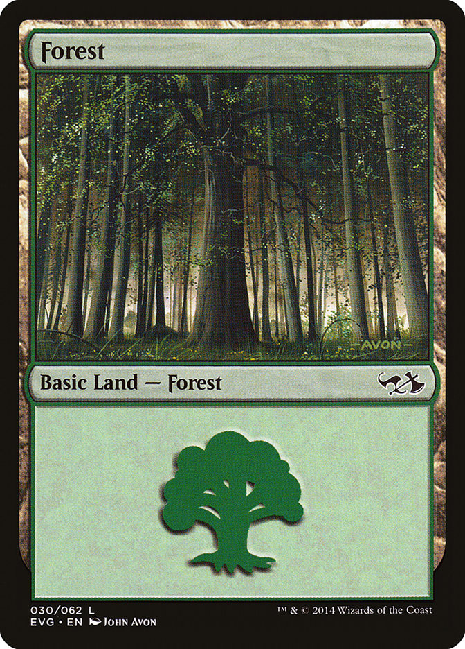 Forest (30) (Elves vs. Goblins) [Duel Decks Anthology] | Exor Games Dartmouth