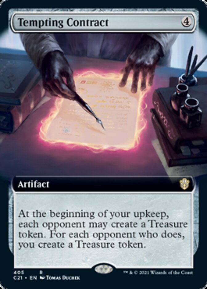 Tempting Contract (Extended) [Commander 2021] | Exor Games Dartmouth