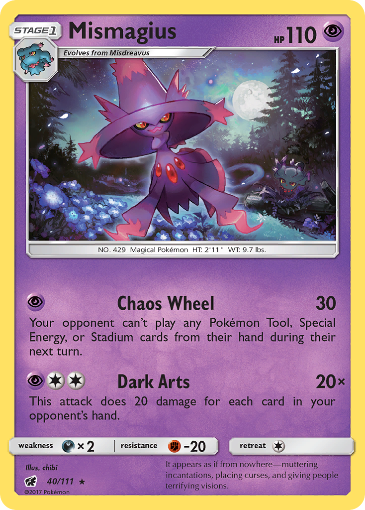 Mismagius (40/111) [Sun & Moon: Crimson Invasion] | Exor Games Dartmouth