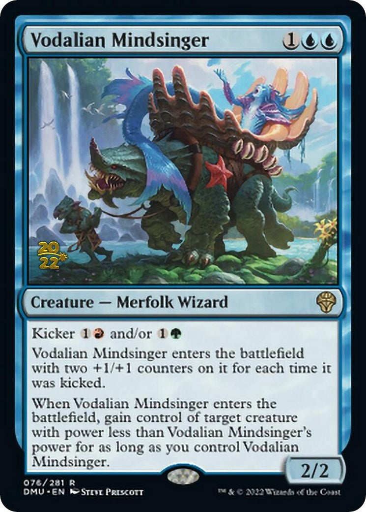 Vodalian Mindsinger [Dominaria United Prerelease Promos] | Exor Games Dartmouth