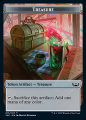 Ooze (026) // Treasure (015) Double-sided Token [Streets of New Capenna Commander Tokens] | Exor Games Dartmouth