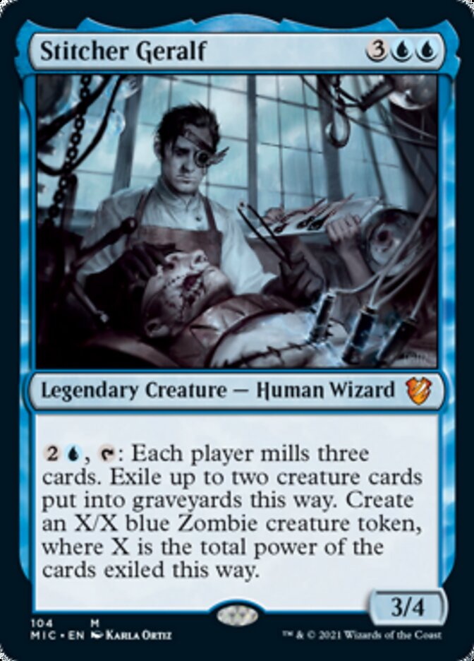 Stitcher Geralf [Innistrad: Midnight Hunt Commander] | Exor Games Dartmouth