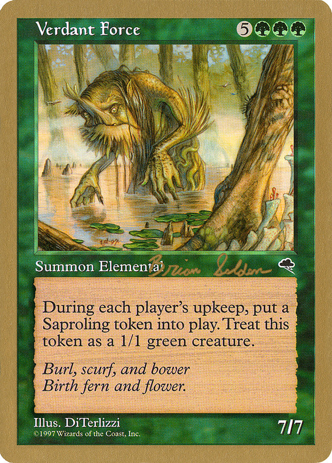 Verdant Force (Brian Selden) [World Championship Decks 1998] | Exor Games Dartmouth