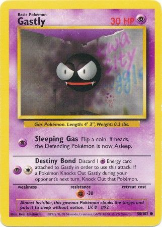 Gastly (50/102) [Base Set Unlimited] | Exor Games Dartmouth