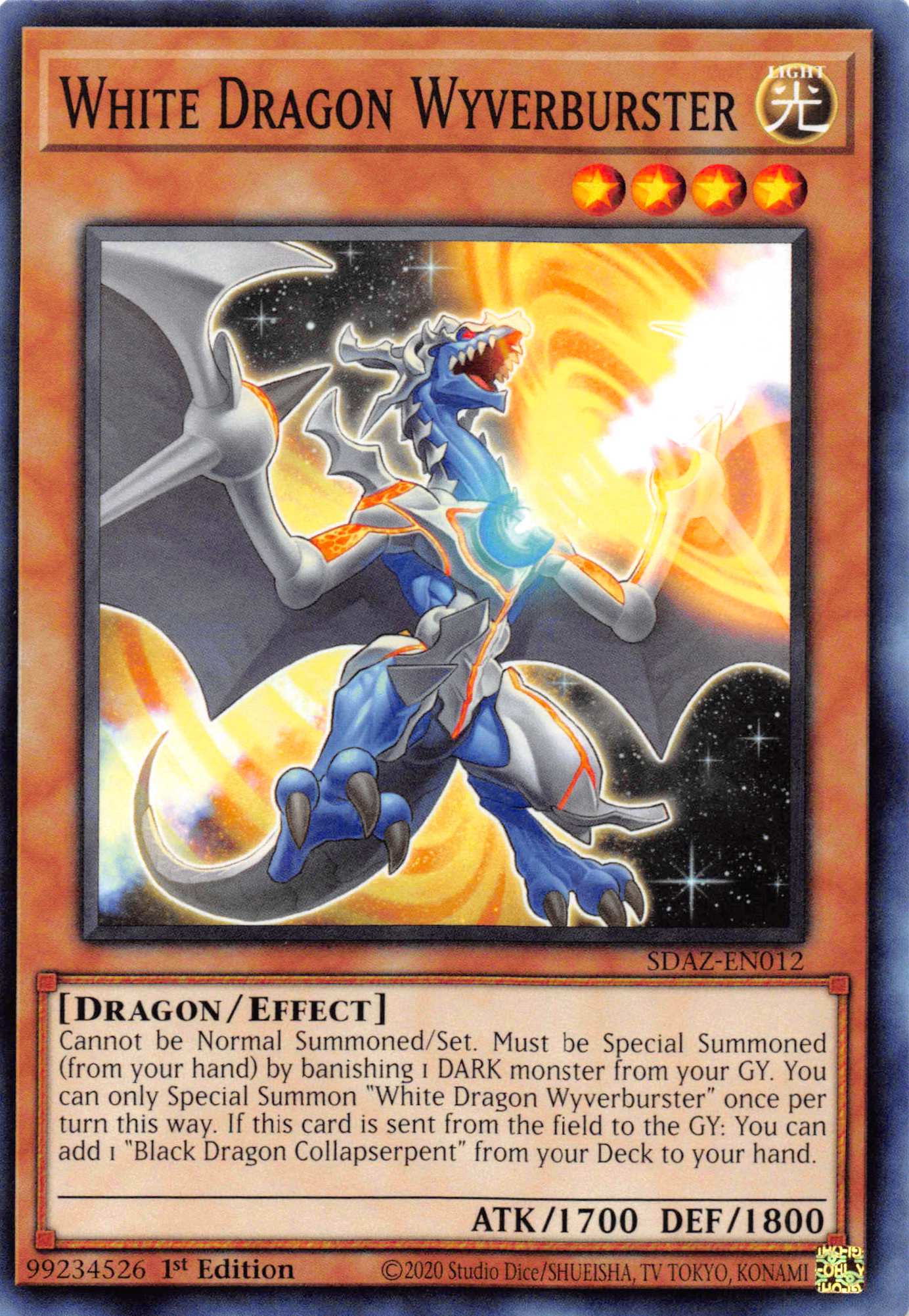 White Dragon Wyverburster [SDAZ-EN012] Common | Exor Games Dartmouth