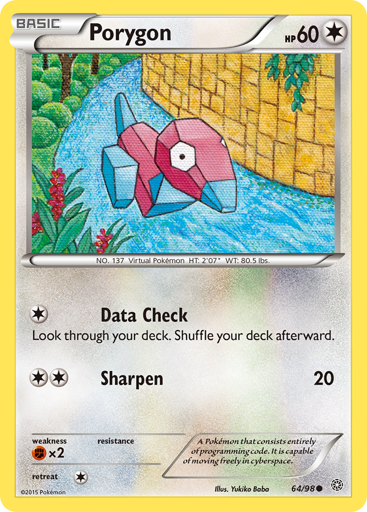 Porygon (64/98) [XY: Ancient Origins] | Exor Games Dartmouth
