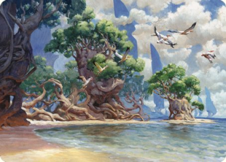 Yavimaya Coast Art Card [Dominaria United Art Series] | Exor Games Dartmouth