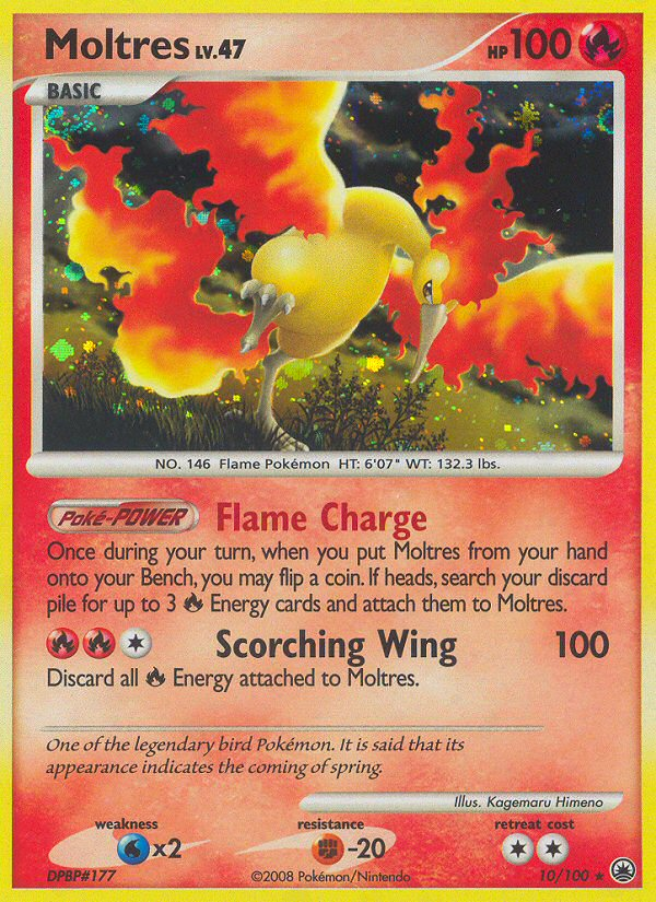 Moltres (10/100) [Diamond & Pearl: Majestic Dawn] | Exor Games Dartmouth