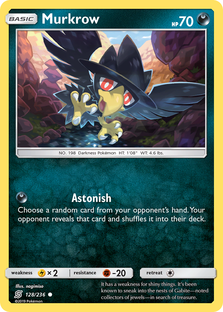 Murkrow (128/236) [Sun & Moon: Unified Minds] | Exor Games Dartmouth