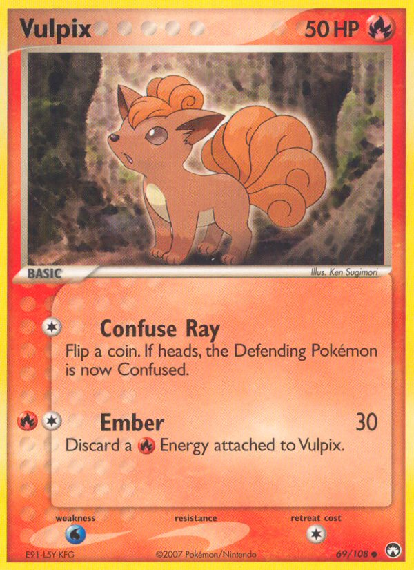 Vulpix (69/108) [EX: Power Keepers] | Exor Games Dartmouth