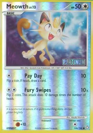 Meowth (106/146) [Burger King Promos: 2009 Collection] | Exor Games Dartmouth