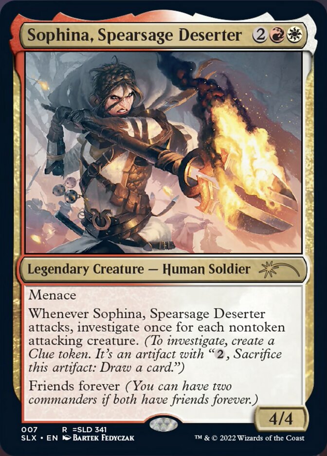 Sophina, Spearsage Deserter [Secret Lair: Universes Within] | Exor Games Dartmouth