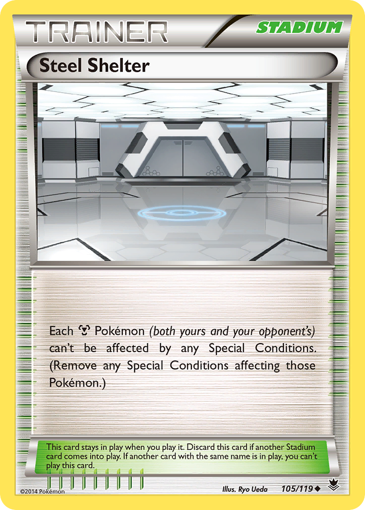 Steel Shelter (105/119) [XY: Phantom Forces] | Exor Games Dartmouth