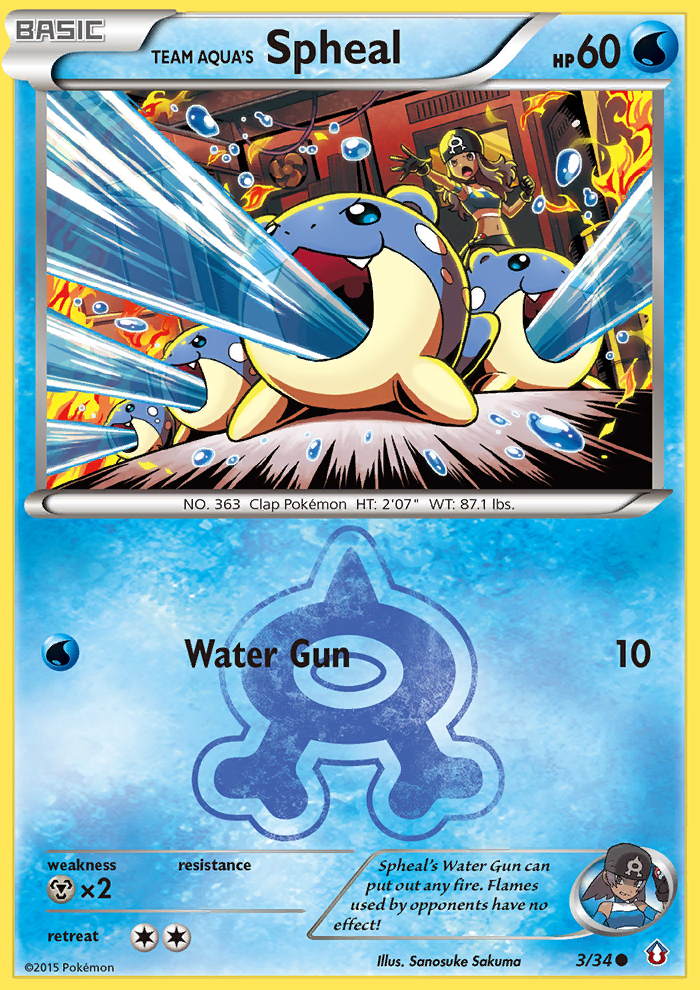 Team Aqua's Spheal (3/34) [XY: Double Crisis] | Exor Games Dartmouth