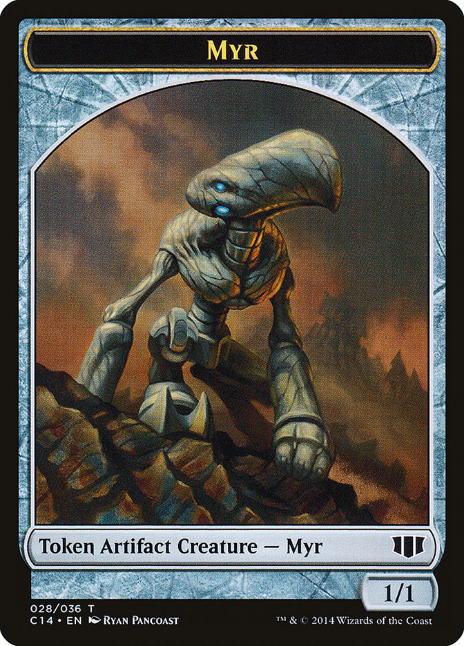 Myr // Pentavite Double-sided Token [Commander 2014 Tokens] | Exor Games Dartmouth