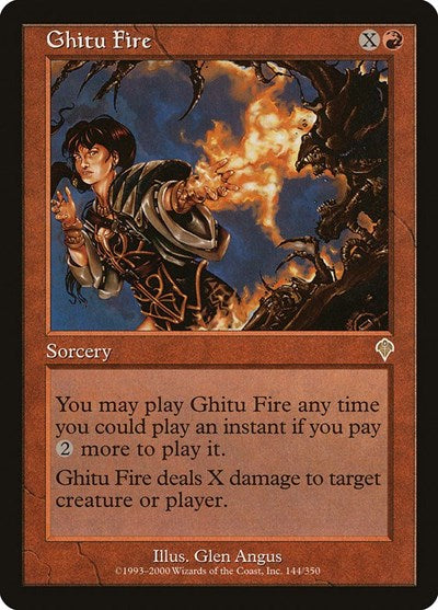 Ghitu Fire [Invasion] | Exor Games Dartmouth