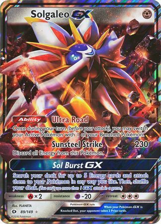 Solgaleo GX (89/149) (Jumbo Card) [Sun & Moon: Base Set] | Exor Games Dartmouth