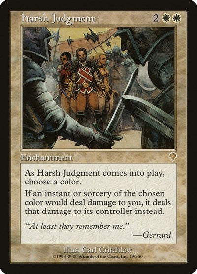 Harsh Judgment [Invasion] | Exor Games Dartmouth