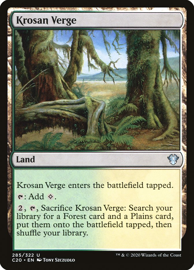 Krosan Verge [Commander 2020] | Exor Games Dartmouth