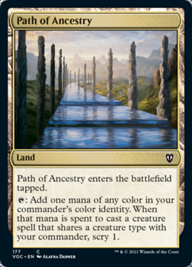 Path of Ancestry [Innistrad: Crimson Vow Commander] | Exor Games Dartmouth