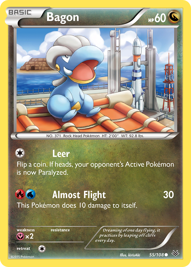 Bagon (55/108) [XY: Roaring Skies] | Exor Games Dartmouth