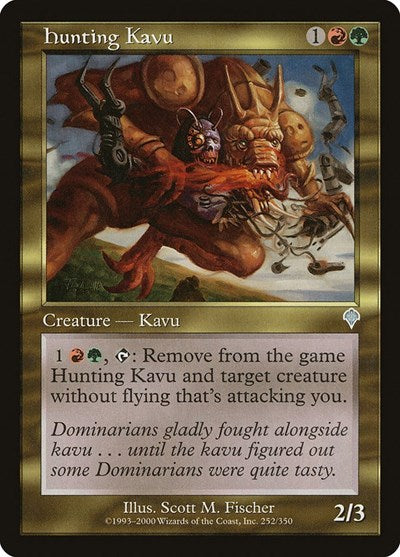 Hunting Kavu [Invasion] | Exor Games Dartmouth