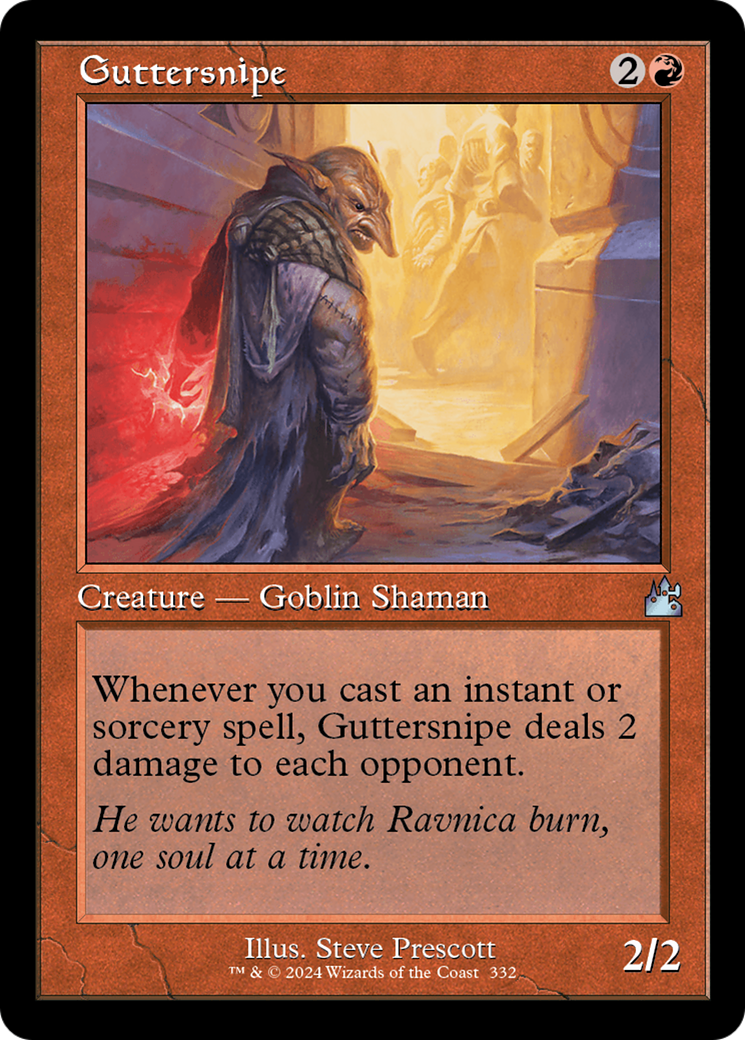 Guttersnipe (Retro Frame) [Ravnica Remastered] | Exor Games Dartmouth